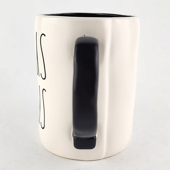 ⭐️2/ $50⭐️ Rae Dunn Artisan Mat Cream Mug Large Letters Black HOCUS POCUS - Picture 3 of 10